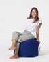 Atelier Del Sofa Square Pouf - Blue